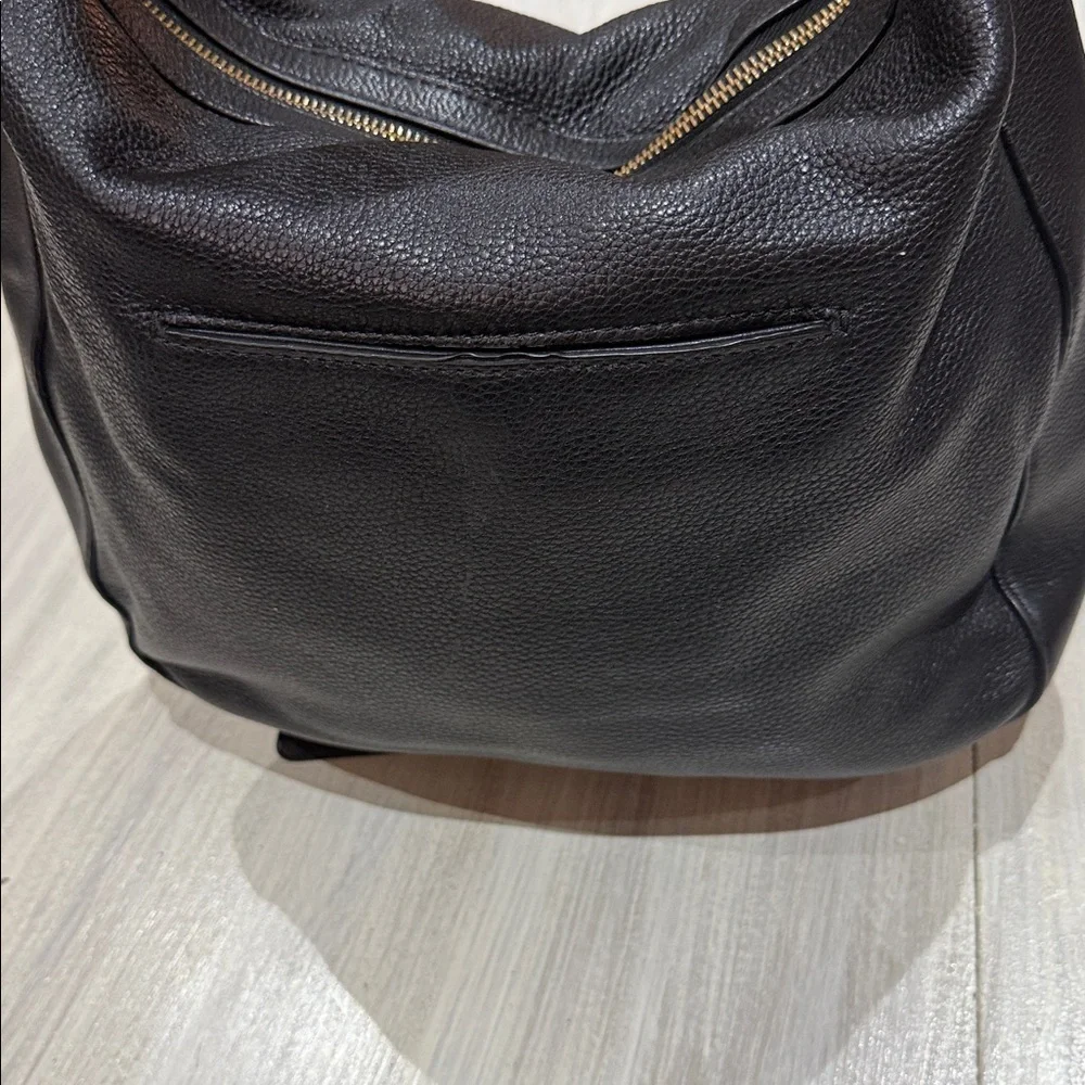 Michael Kors Black Pebbled Leather Hobo Bag
